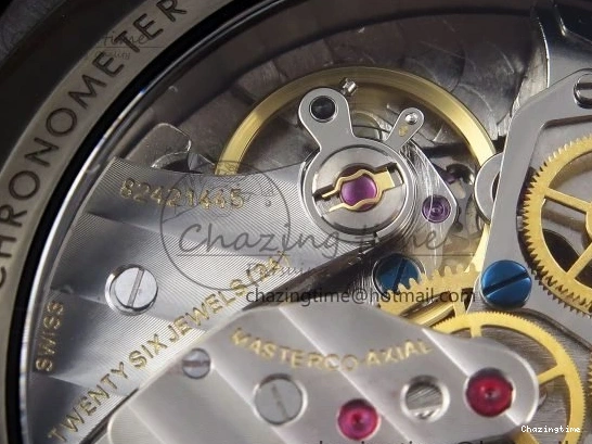 0128 Speedmaster Black Benom PVD Moon RMF Best Edition on PVD Bracelet Lemania HW WrinkleFree 7727